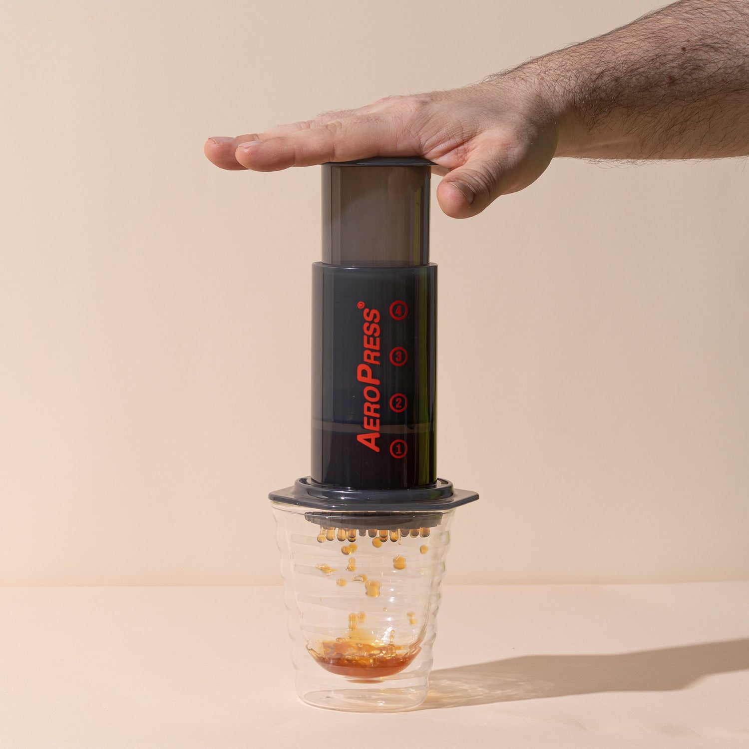 AeroPress Original - brewing components and filter cap