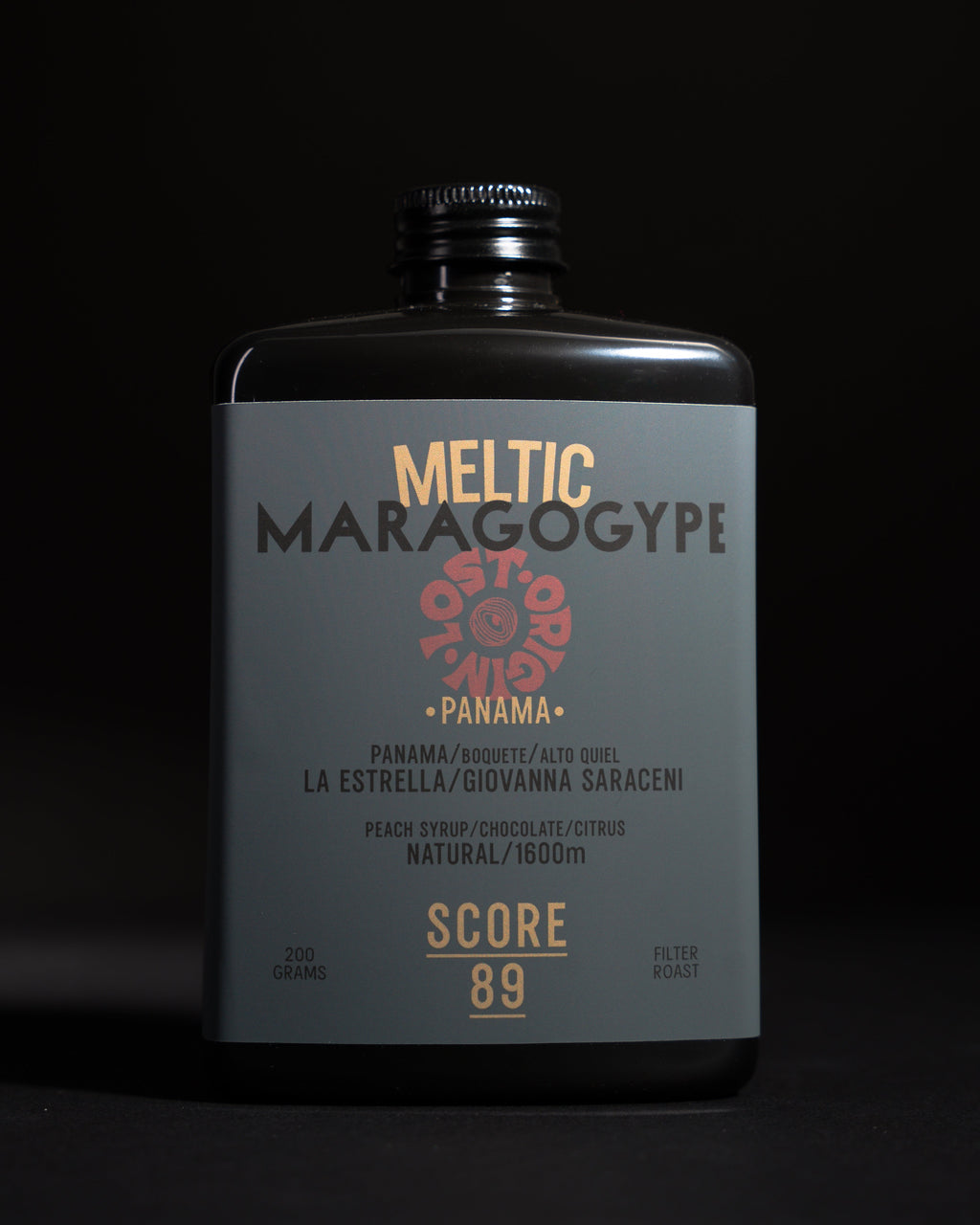 Meltic coffee 200g bag front — LOST ORIGIN Coffee Lab Maragogype