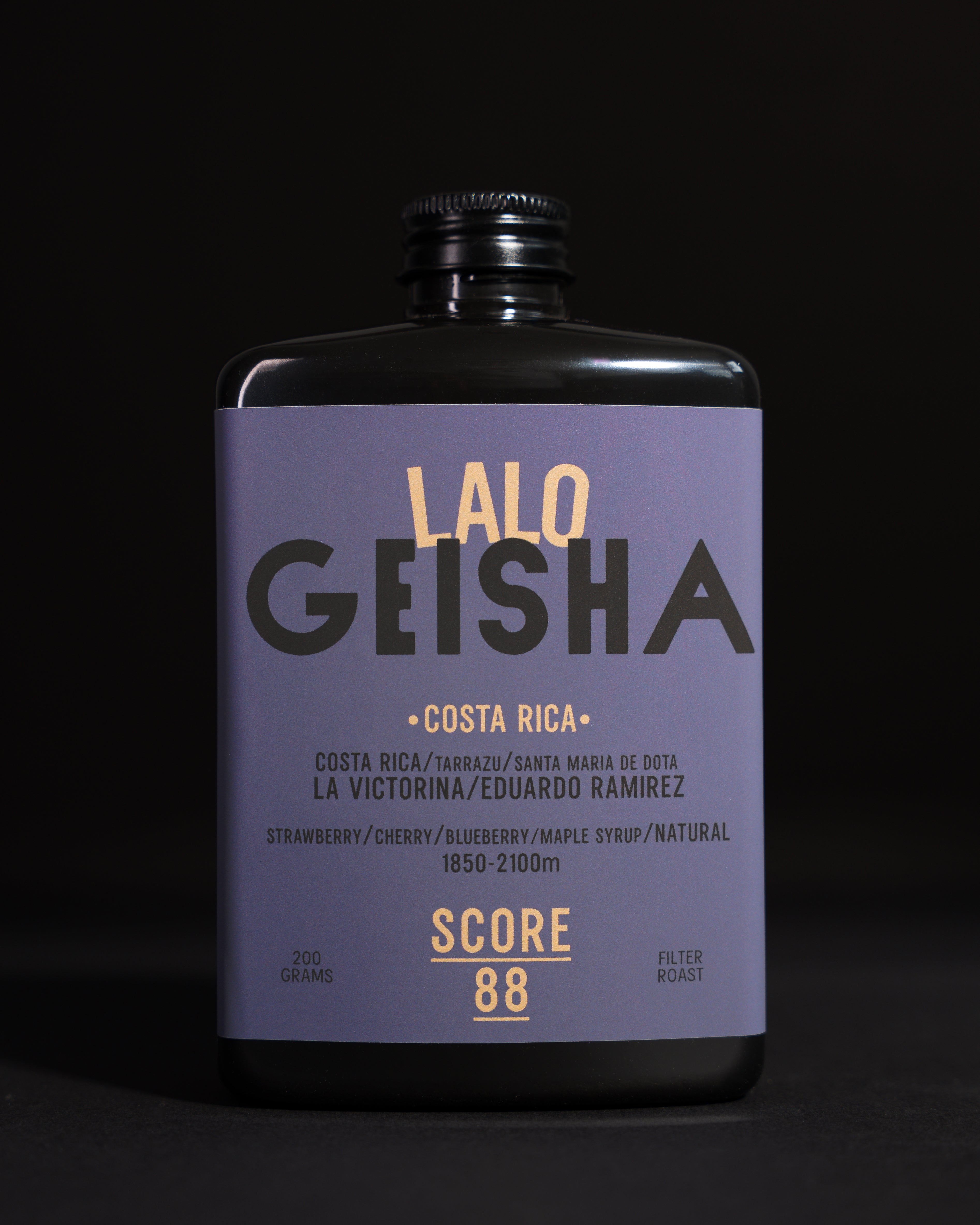 Lalo coffee 200g bag front — Eduardo Ramirez Geisha natural