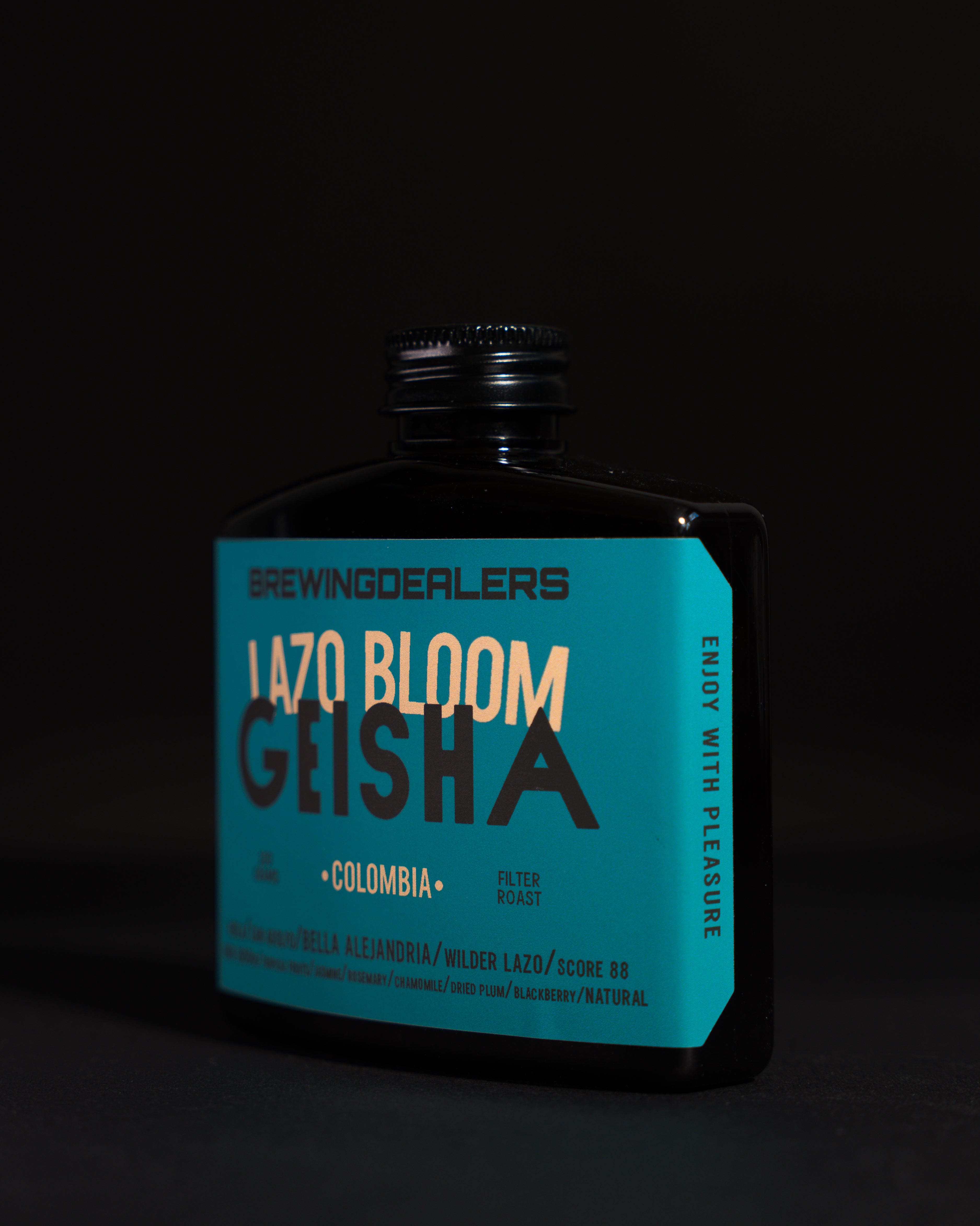 Lazo Bloom coffee 100g bag side — SCA 88 filter roast