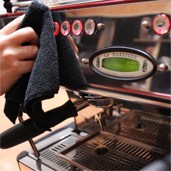 Rhino Barista Cloth - cleaning espresso machine steam wand